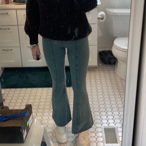 urban outfitters out from under blue aria seamed flare pant - Picture 7 of 7